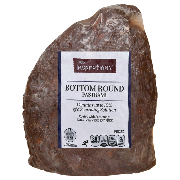 Taste of Inspirations Deli Extra Lean Bottom Round Pastrami (Reg Sliced)