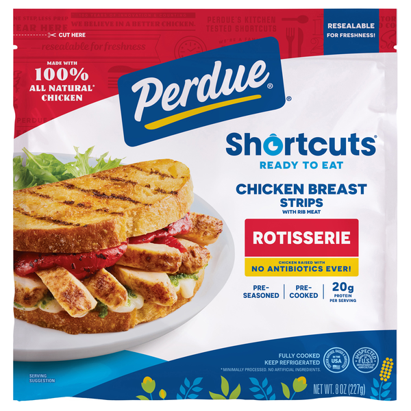 Perdue Short Cuts Rotisserie Chicken Strips Fresh
