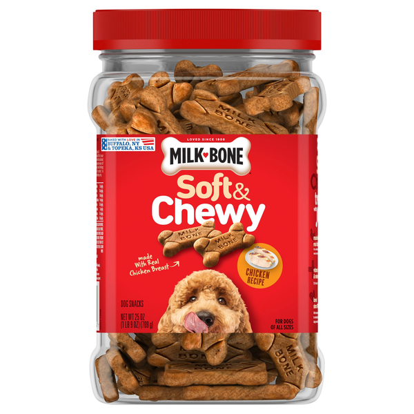 Milk-Bone Soft & Chewy Chicken Recipe Dog Treats