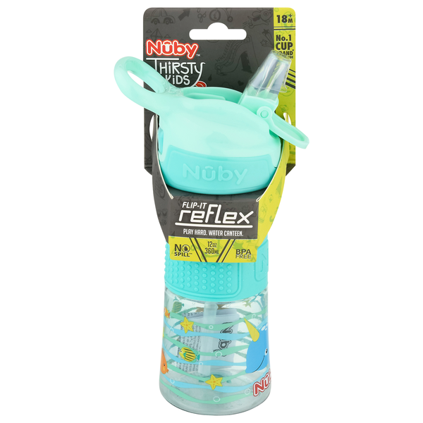 Save on Nuby Thirsty Kids Flip-It Reflex Water Canteen Order