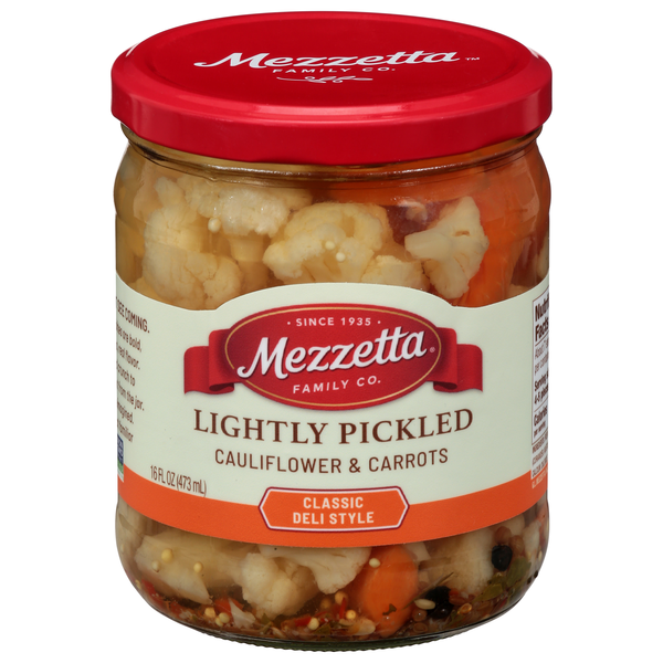 Mezzetta Classic Deli Style Lightly Pickled Cauliflower & Carrots