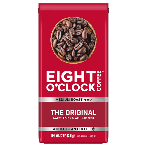 Eight O'Clock The Original Medium Roast Whole Bean Coffee