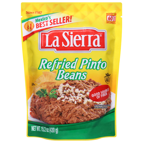 La Sierra Refried Pinto Beans Microwave