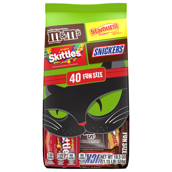 Mars Wrigley Halloween Candy Assortment - 40 ct