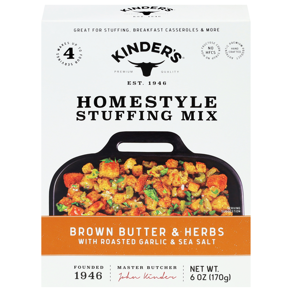 Kinder's Brown Butter & Herbs Homestyle Stuffing Mix