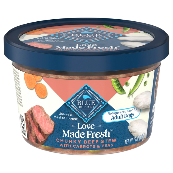 Blue Buffalo Chunky Beef Stew Adult Dog Food Refrigerated