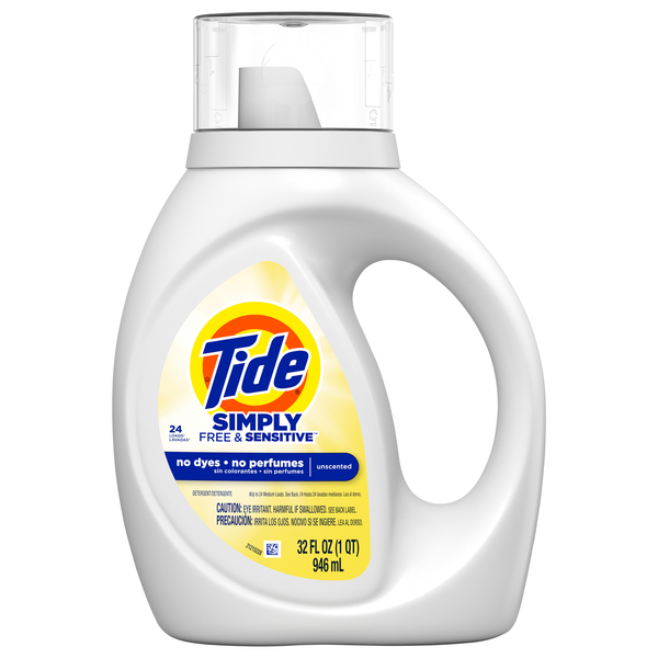 Tide Simply Free & Sensitive Unscented Liquid Laundry Detergent