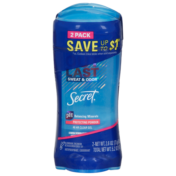 Save on Secret Outlast Antiperspirant Deodorant Protecting Powder Clear
