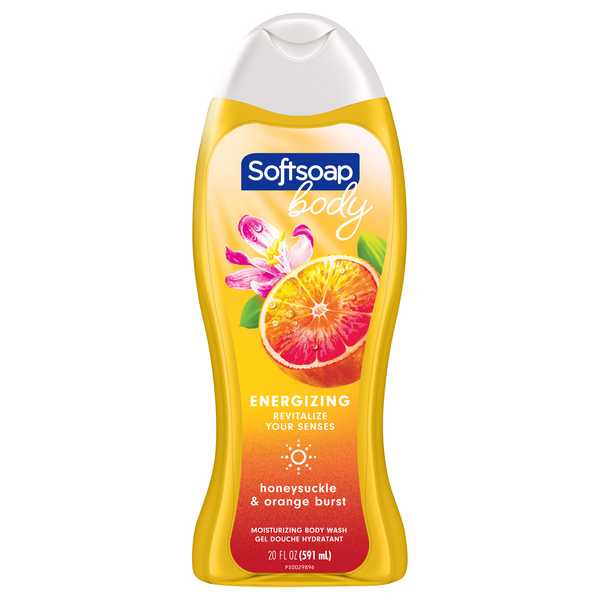 Softsoap Body Sweet Honeysuckle & Orange Burst Energizing Body Wash