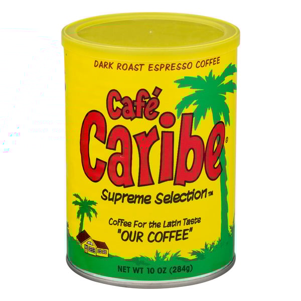 Cafe Caribe Espresso Dark Roast Ground Coffee
