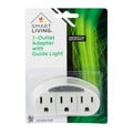 Smart Living 3-Outlet Adapter With Guide Light