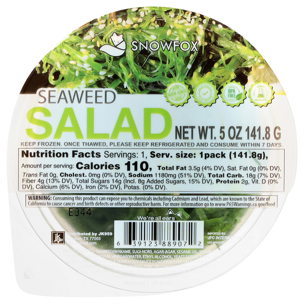 Snowfox Seaweed Salad Frozen