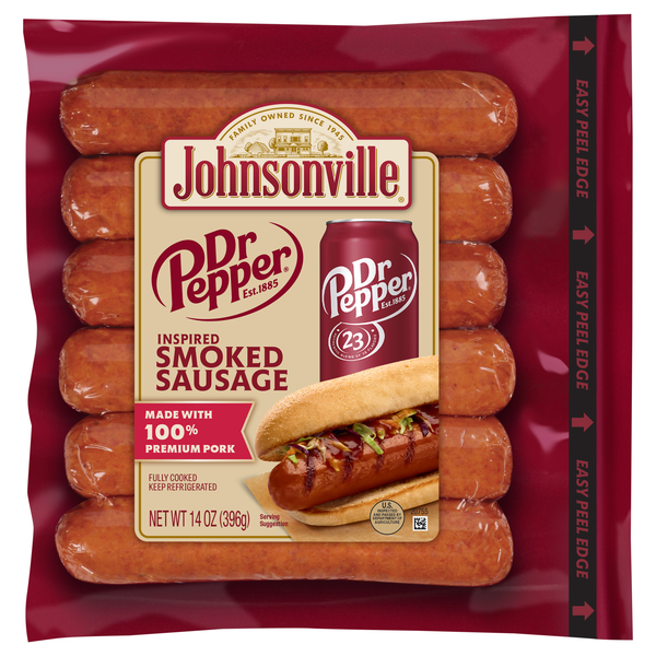 Johnsonville Dr. Pepper Inspired 100% Pork Smoked Sausage
