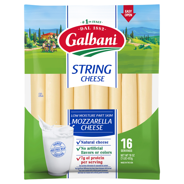Galbani Mozzarella String Cheese - 16 ct