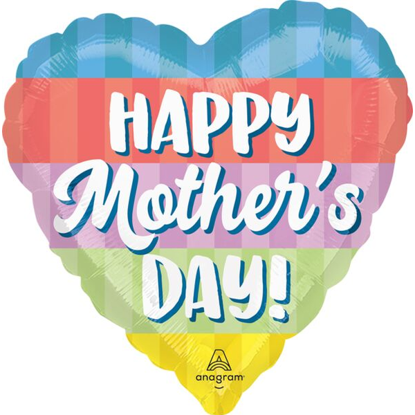 Happy Mother's Day 18 Inch Helium-Filled Foil Balloon (Design Varies)