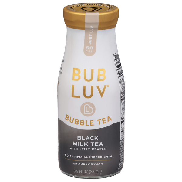 Bubluv No Added Sugar Black Milk Bubble Tea