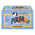 Polar Orange Dry Sparkling Beverage Mini Cans - 6 pk
