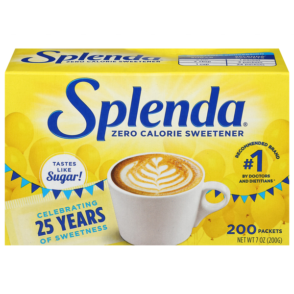 Splenda Zero Calorie Sweetener Packets