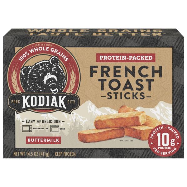 Kodiak Protein Packed Buttermilk French Toast Sticks