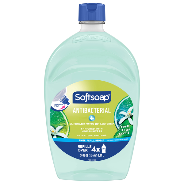 Softsoap Fresh Citrus Scent Antibacterial Liquid Hand Soap Refill