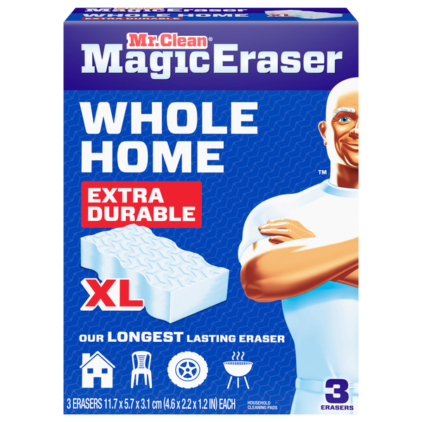 Mr. Clean Magic Eraser Whole Home Extra Durable XL Sponges