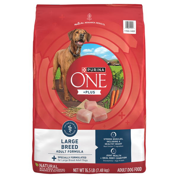 Purina ONE +Plus Large Breed Chicken Adult Dry Dog Food