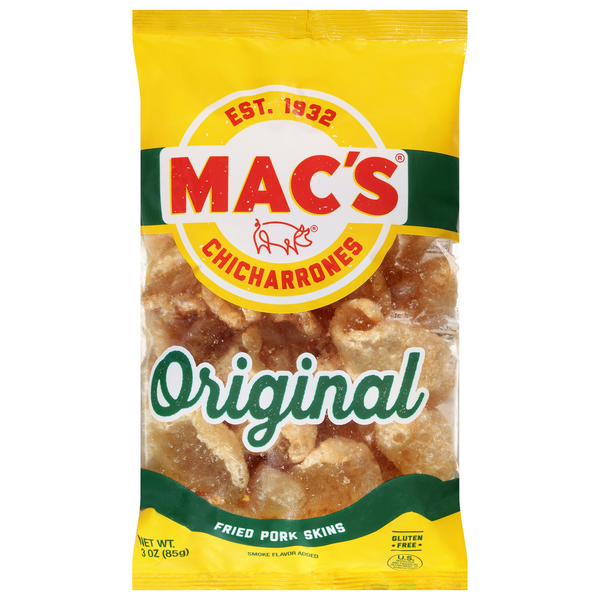 Mac's Original Chicharrones Fried Pork Skins