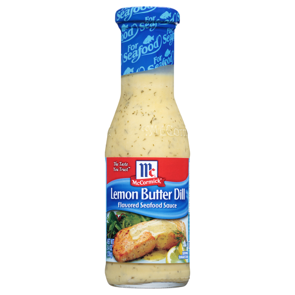 Save on McCormick Lemon Butter Dill Flavored Seafood Sauce Order Online