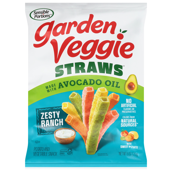 Sensible Portions Zesty Ranch Garden Veggie Straws