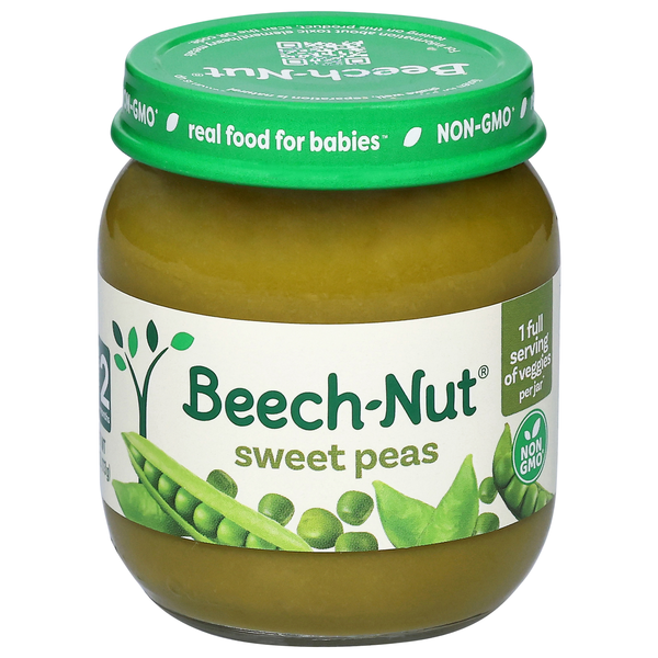 Beech-Nut Stage 2 Baby Food Sweet Peas