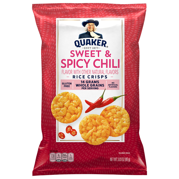 Quaker Rice Crisps Sweet & Spicy Chili Gluten Free