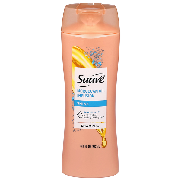 Suave Moroccan Oil Infusion Shine Shampoo for Dry & Dull Hair