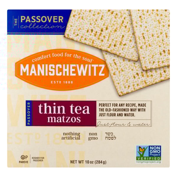 Save on Manischewitz Matzos Thin Tea Kosher for Passover Order Online