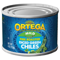 Ortega Diced Fire Roasted Mild Green Chiles