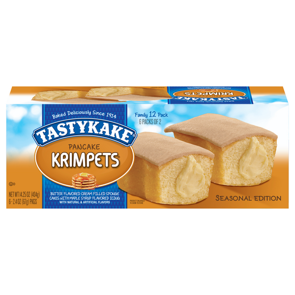 Save on Tastykake Krimpets Pancake Seasonal Edition 2 ea 6 ct Order