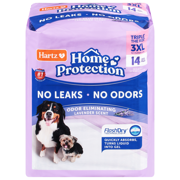 Hartz Home Protection Lavender Scent Dog Pads Size 3XL