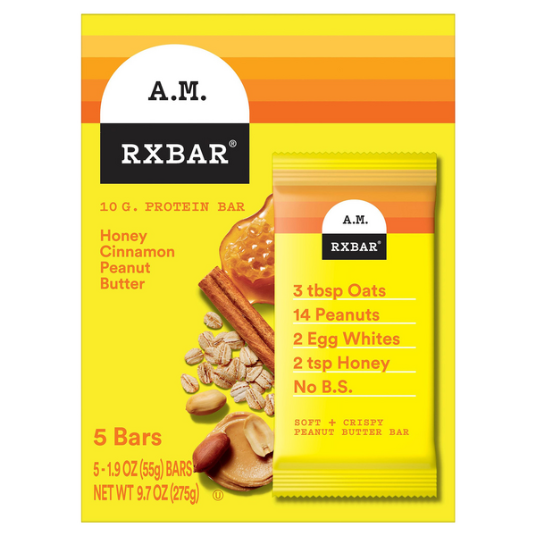 Save on RXBAR A.M. Protein Bars Honey Cinnamon Peanut Butter 5 ct