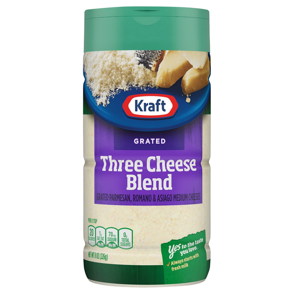Kraft Grated Three Cheese Blend