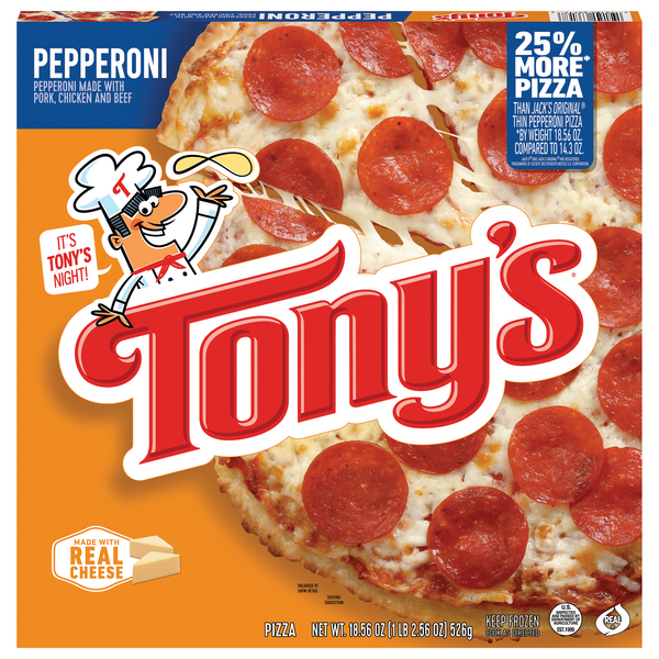 Tony's Pepperoni Pizza Frozen
