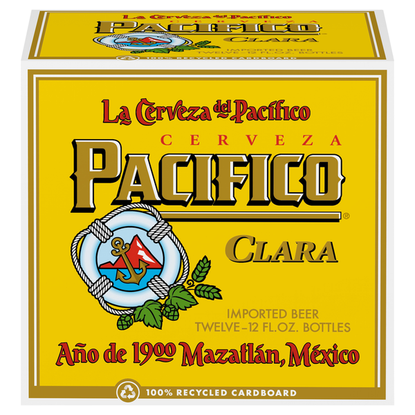 Pacifico Clara Imported Beer - 12 pk