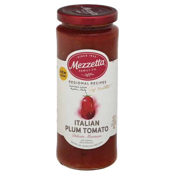Save on Mezzetta Regional Recipes Italian Plum Tomato Marinara Pasta