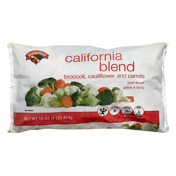Hannaford California Blend Broccoli Cauliflower Carrots Frozen