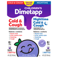 Dimetapp Children's Cold Cough/Nighttime Cold & Cough Grape Liquid - 2 ct