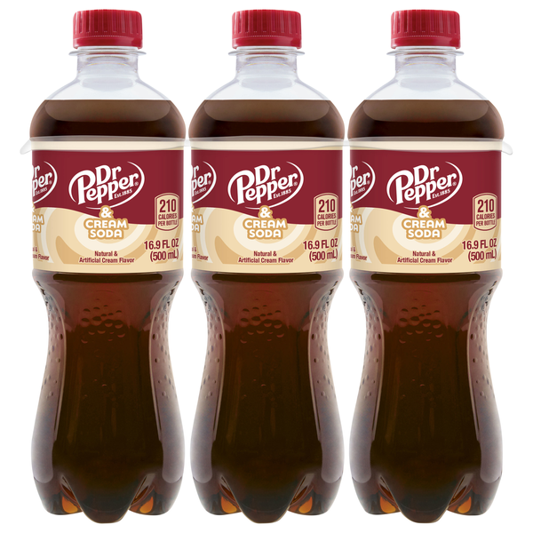 Dr Pepper & Cream Soda - 6 pk