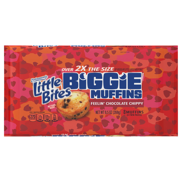 Entenmann's Little Bites Feelin' Chocolate Chippy Biggie Mini Muffins 8 ct