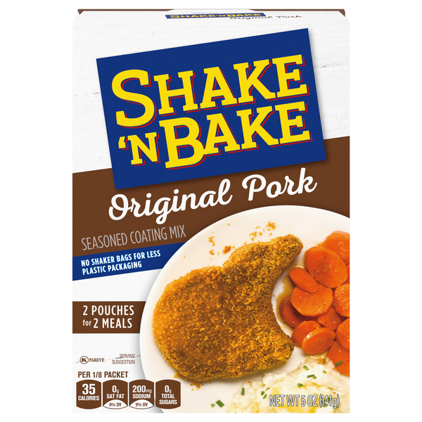 Shake 'N Bake Original Pork Seasoned Coating Mix - 2 ct