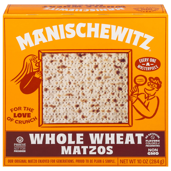 Save on Manischewitz Matzos Whole Wheat Sodium Free Order Online