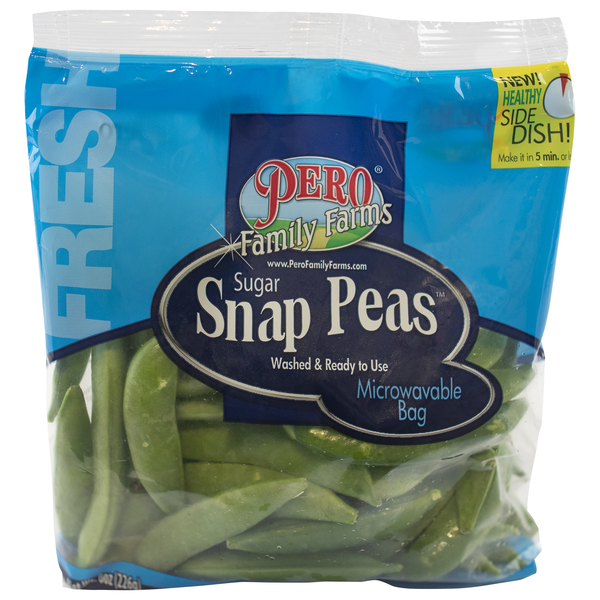 Pero Family Farms Sugar Snap Peas Microwaveable