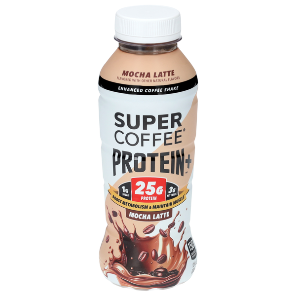 Super Coffee 25g Protein+ Mocha Latte Enhanced Coffee Shake