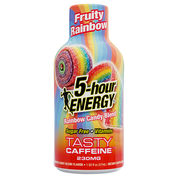 5-Hour Sugar Free Extra Strength Rainbow Candy Blend Energy Shot